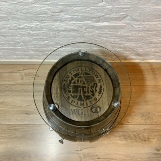 Tuthilltown Bourbon Whisky vat tafel bovenaf