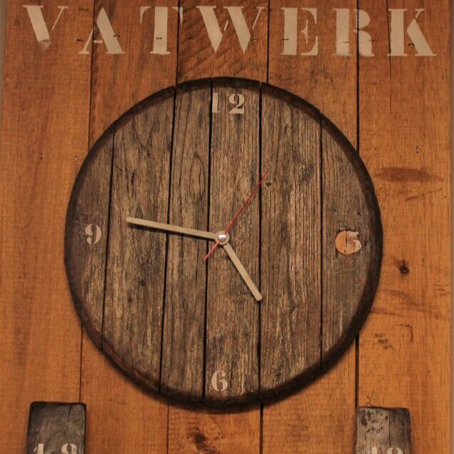 klok champagne vat met stop